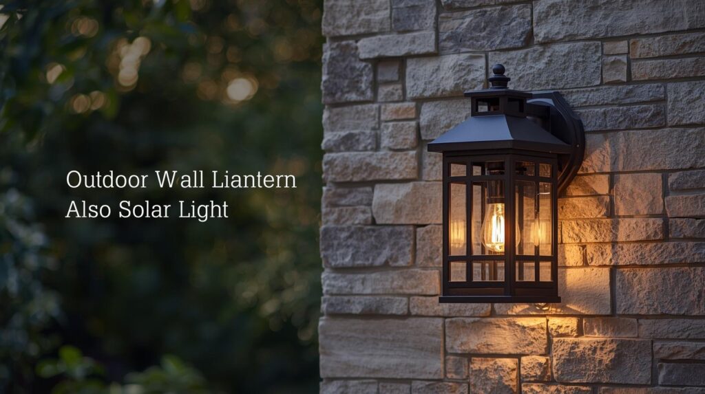 Outdoor Wall Lantern with Solar Power – Brighten Your Nights, Save Energy post 5