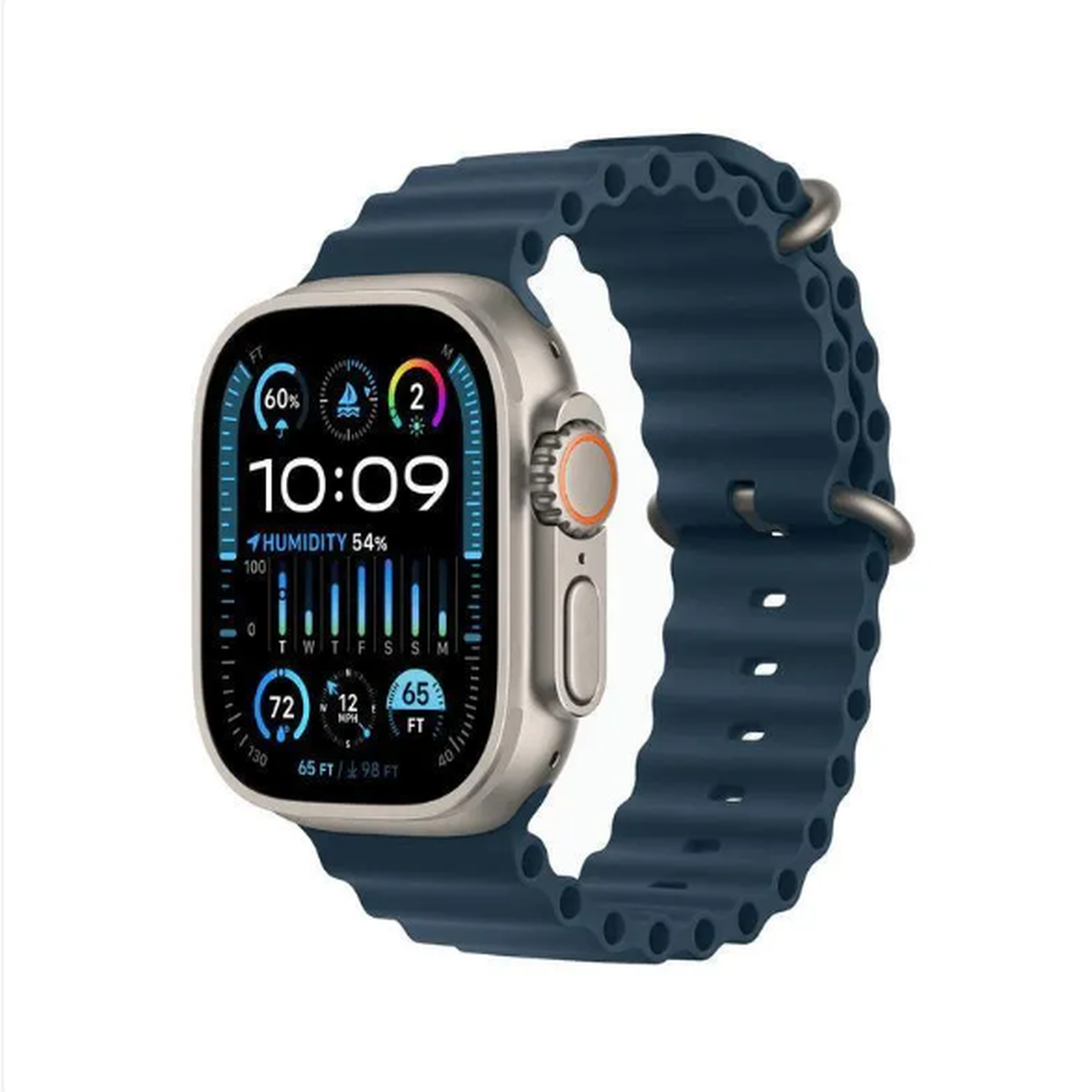 digital watch with different color